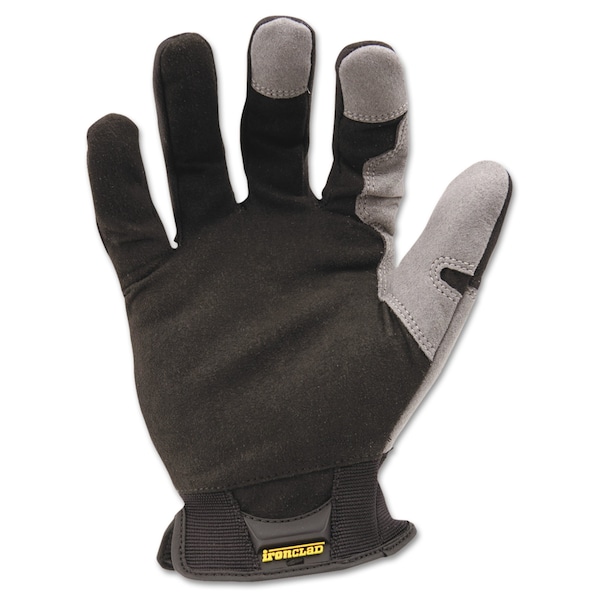 Ironclad Performance Wear Workforce Glove, Large, Gray/Black, Pair WFG-04-L - main
